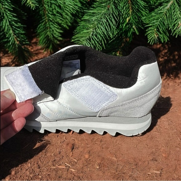 🌻NEW Merrell Alpine Moc Strap White Polar Slip-on Sneakers Women's Size 10 - Picture 3 of 13